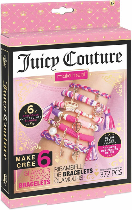 Make It Real Juicy Couture Glamour Stacks - DIY Jewelry Craft Kit