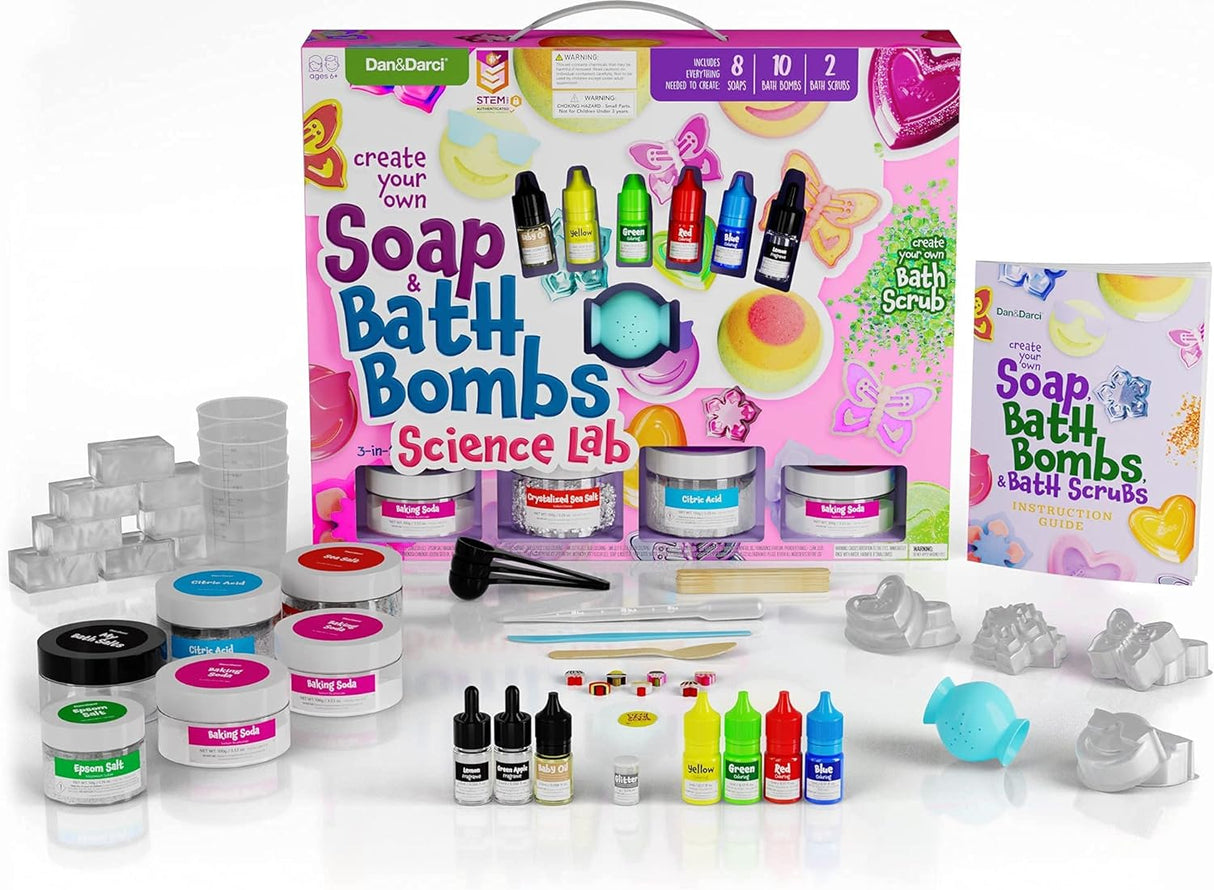 Dan & Darci Create Your Own Soap & Bath Bombs Science Lab