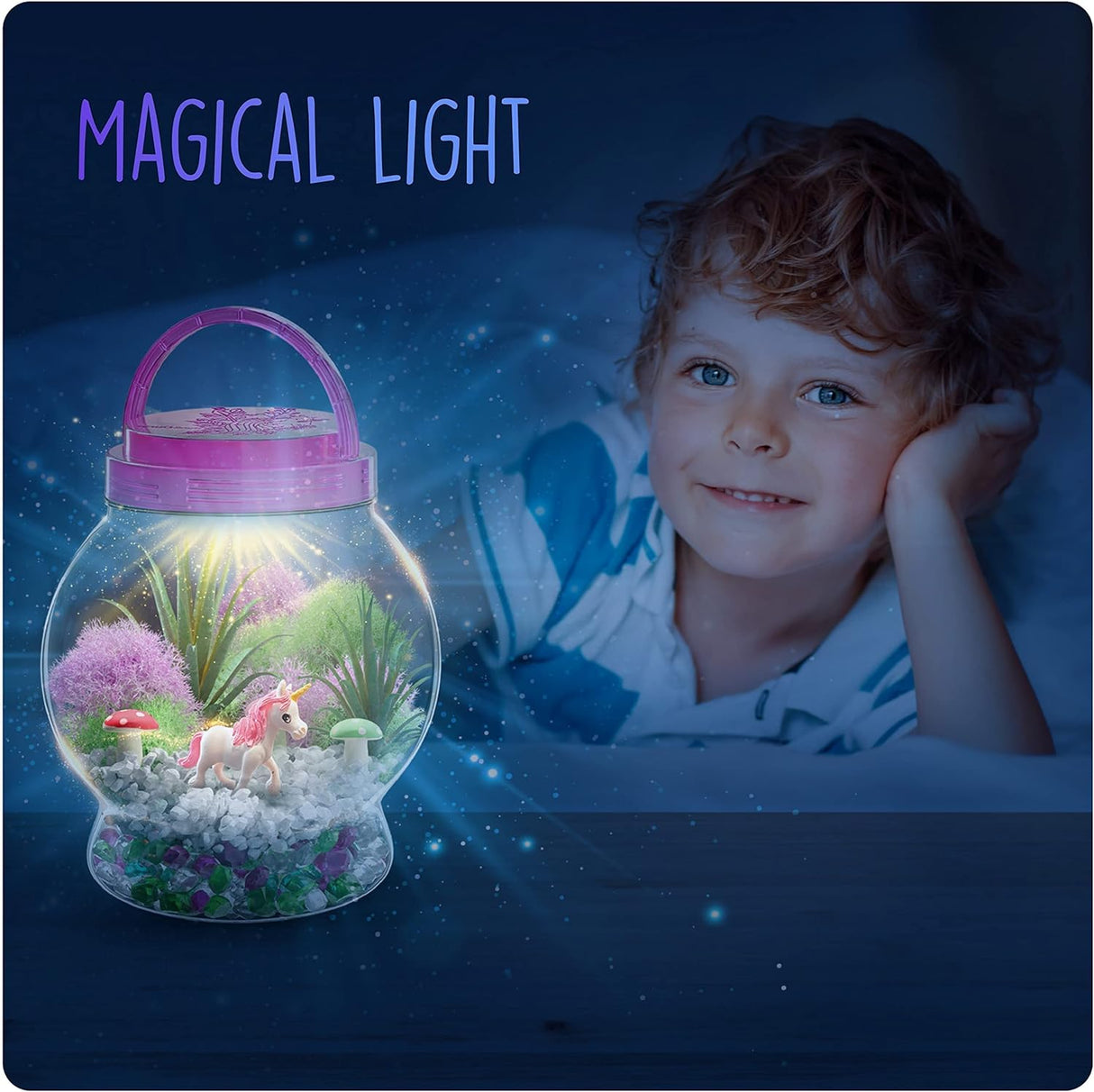 Dan & Darci Light-Up Unicorn Terrarium Kit