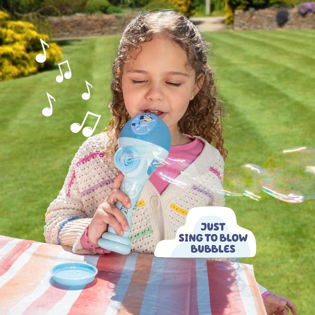 Bluey Dance Mode Bubble Machine & Microphone