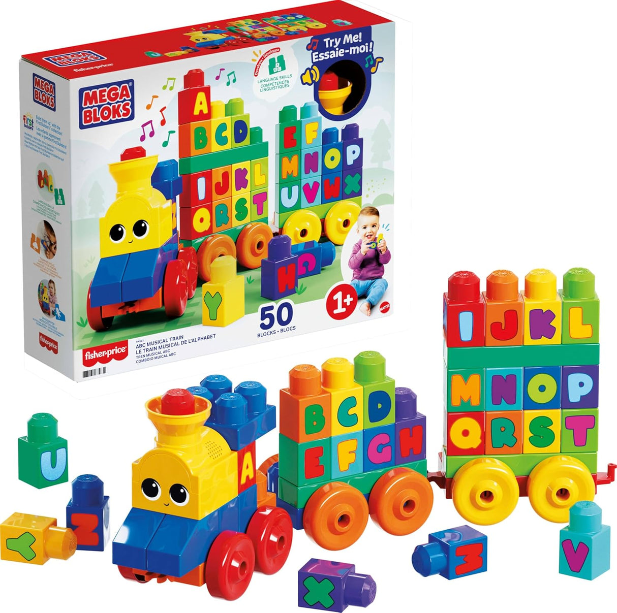 MEGA BLOCKS ABC Musical Train