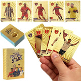 Football Stars Playing Cards Gold Edition Soccer Card Game