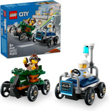 LEGO City Aeroplane vs. Hospital Bed Race Car Pack Toy - Soapbox Car Toys for 5+ Year Old Boys & Girls - Fun Gifts for Birthdays & Holidays - Building Set Includes 2 Minifigures - 60459