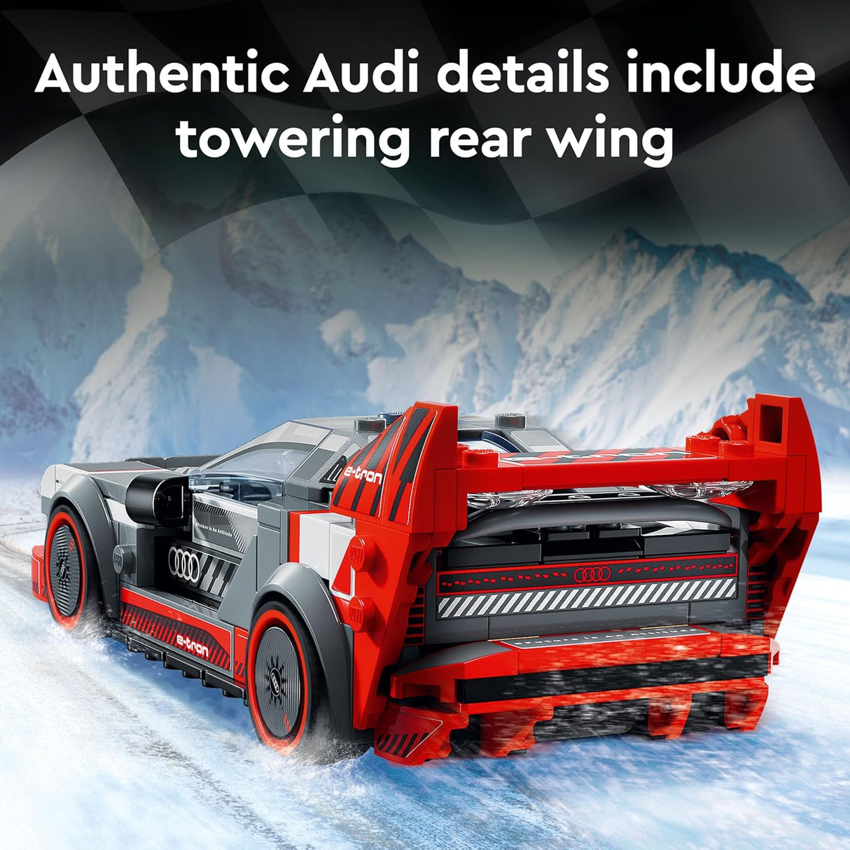 LEGO Speed Champions Audi S1 E-tron Quattro Race Car Toy Set 76921
