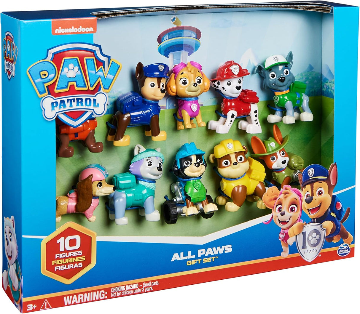 Paw Patrol 10th Anniversary All Paws Gift Set