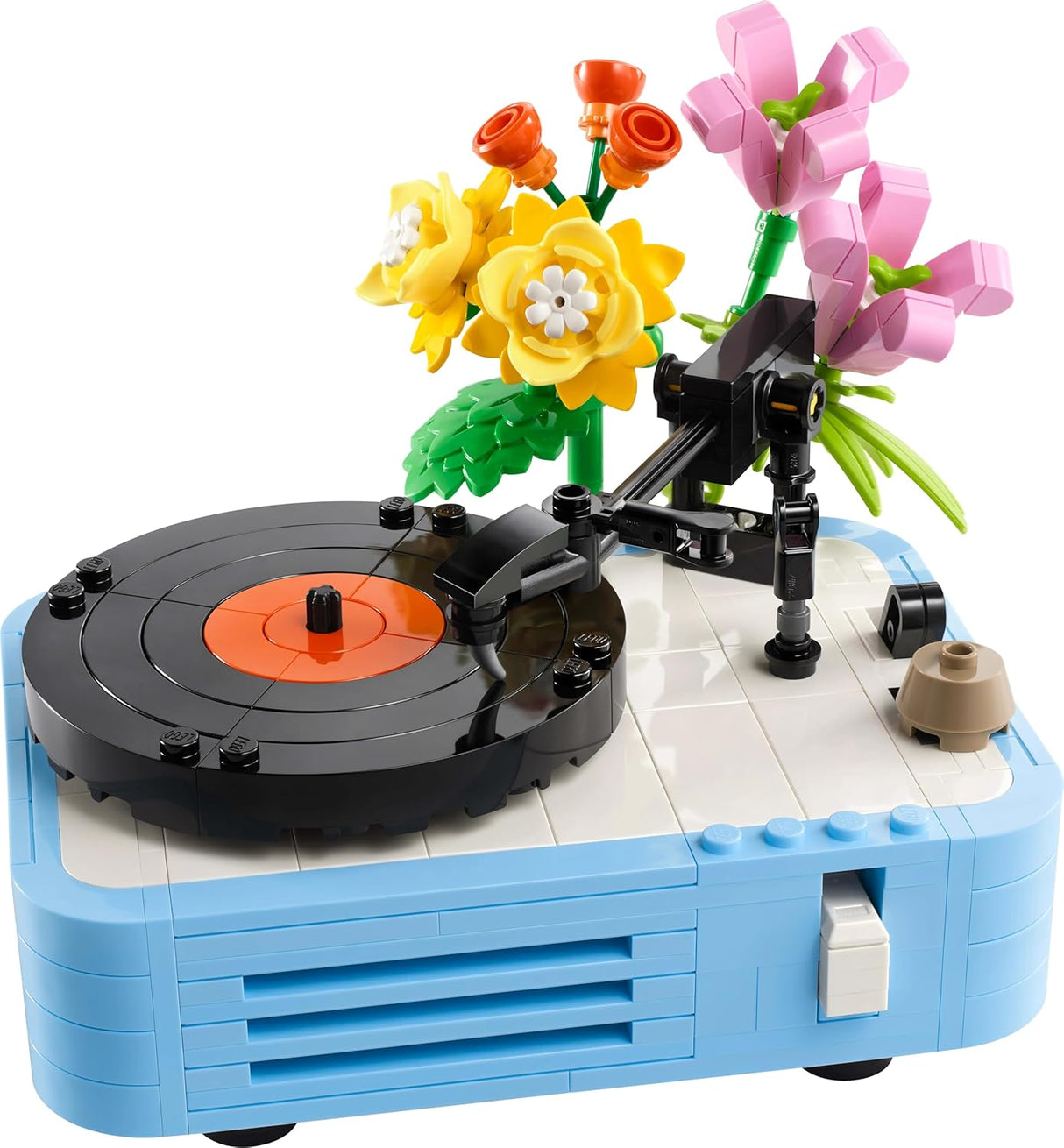 LEGO Creator 3in1 Record Player with Flowers Building Toy - Rebuilds Into a Radio Model or Microphone - Music Toys for 8+ Year Old Girls & Boys - Creative Gift Idea - 31172