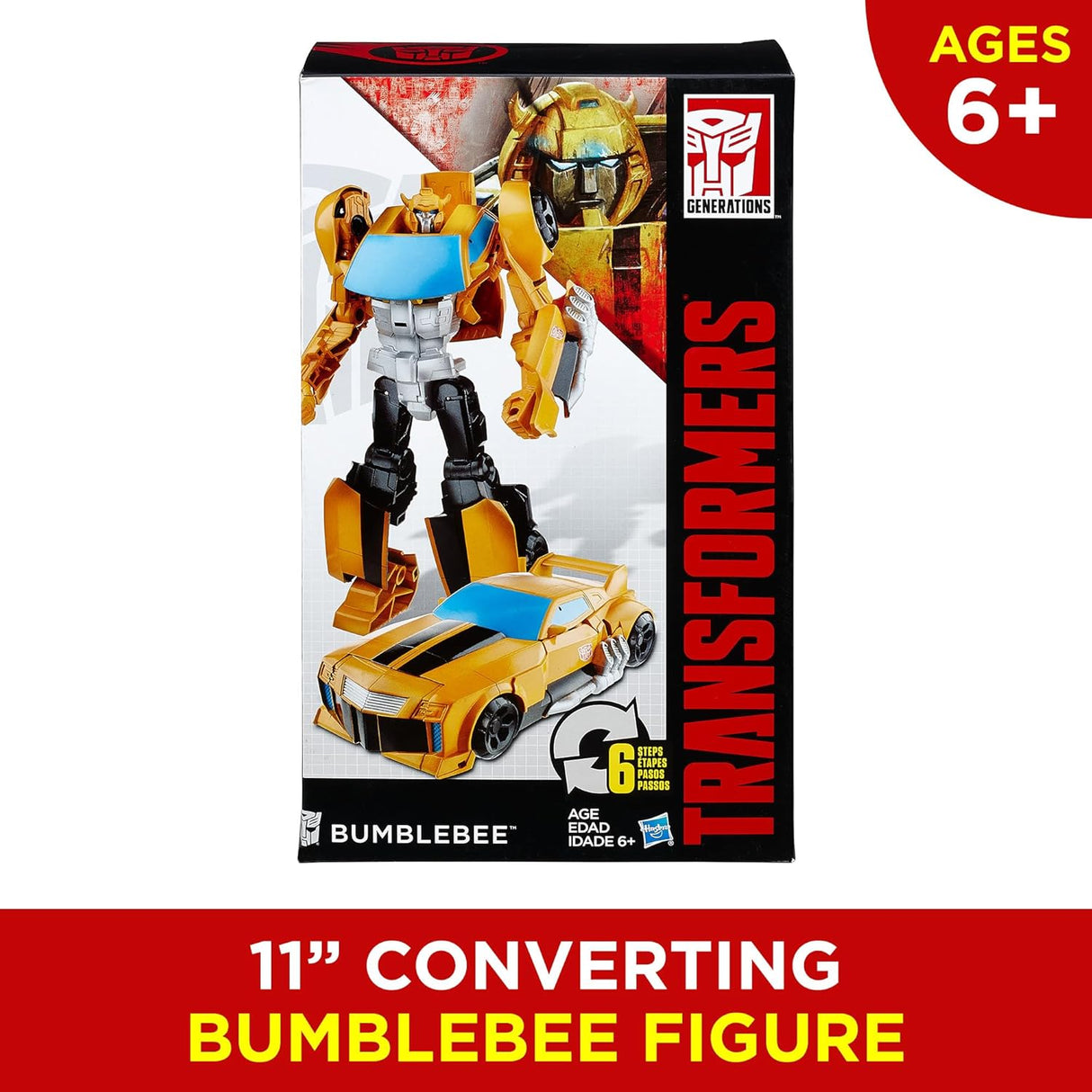 Transformers Heroic Bumblebee Action Figure – 11 Inch