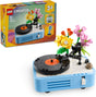 LEGO Creator 3in1 Record Player with Flowers Building Toy - Rebuilds Into a Radio Model or Microphone - Music Toys for 8+ Year Old Girls & Boys - Creative Gift Idea - 31172