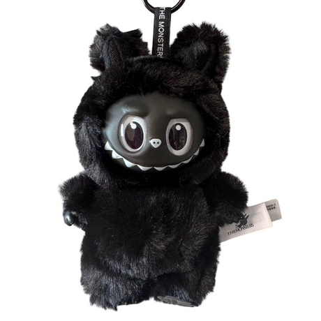 Labubu Black Vinyl Plush Doll