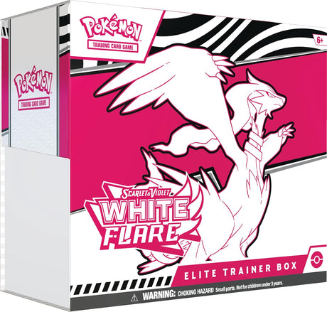 Pokemon TCG Scarlet & Violet 10.5 White Flare Elite Trainer Box – Official