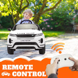Range Rover Kids Ride On Car with Parental Remote Control - White