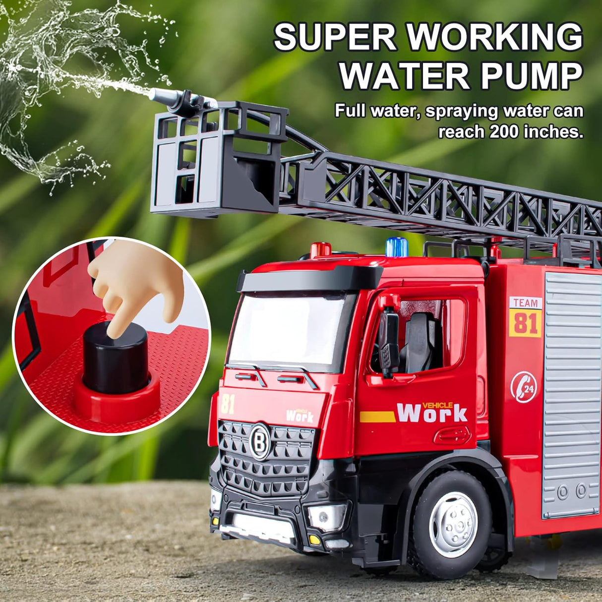 Fire Truck Model Diecast Toy