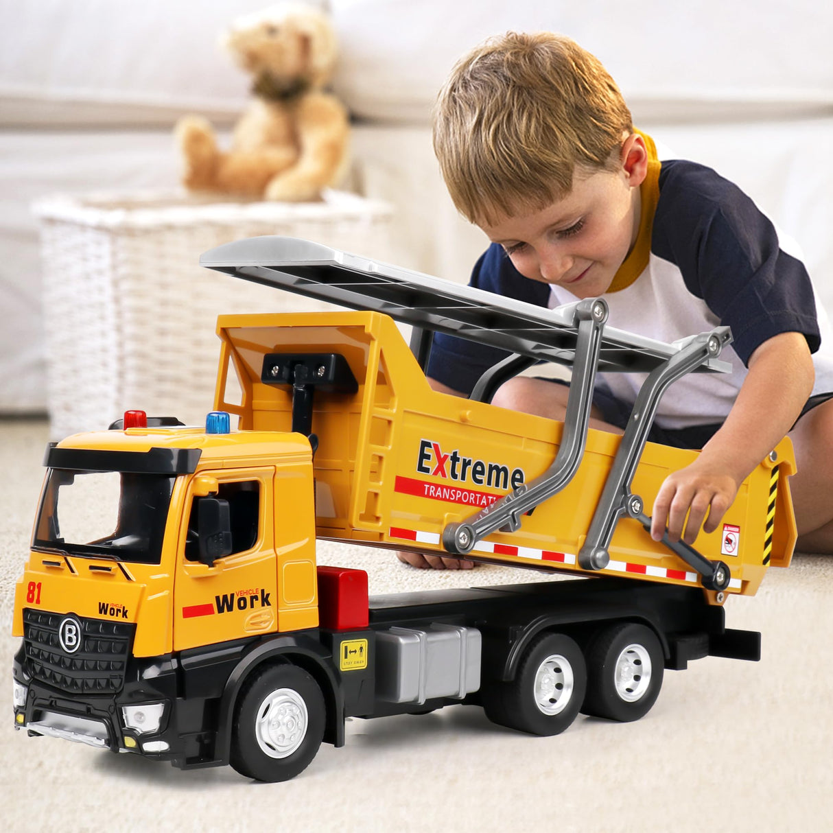 Dump Truck Model Diecast Toy