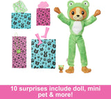 Barbie Cutie Reveal Puppy as Frog in Costume Doll & Accessories