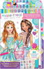 Make It Real Fashion Sketchbook - Creative Coloring & Design Kit for Girls
