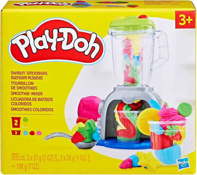 Play-Doh Smoothie Mixer Playset with 5 Cans and 2 Cups