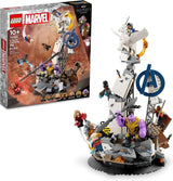 LEGO Marvel Endgame Final Battle 76266 building kit with 794 pieces, Thanos big figure, and 360-degree Avengers battleground.