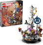 LEGO Marvel Endgame Final Battle 76266 building kit with 794 pieces, Thanos big figure, and 360-degree Avengers battleground.