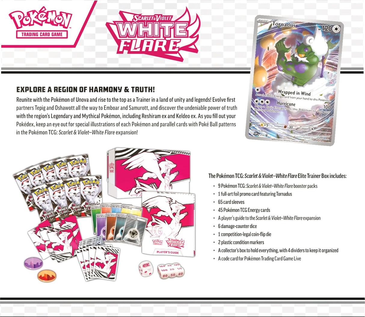 Pokemon TCG: Scarlet & Violet White Flare Elite Trainer Box