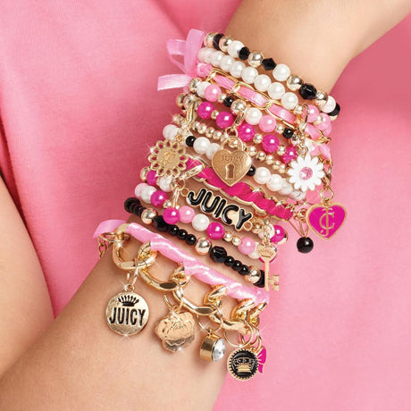 Make It Real Juicy Couture Glitz N Glam Charm Bracelets 494pc DIY Kit