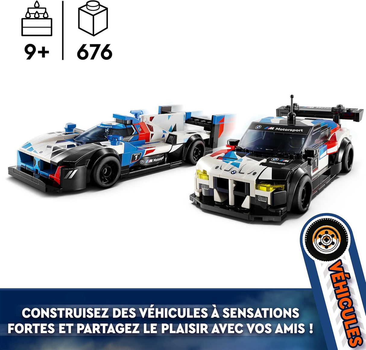 Lego Speed Champions BMW M4 GT3 & BMW M Hybrid Set 76922