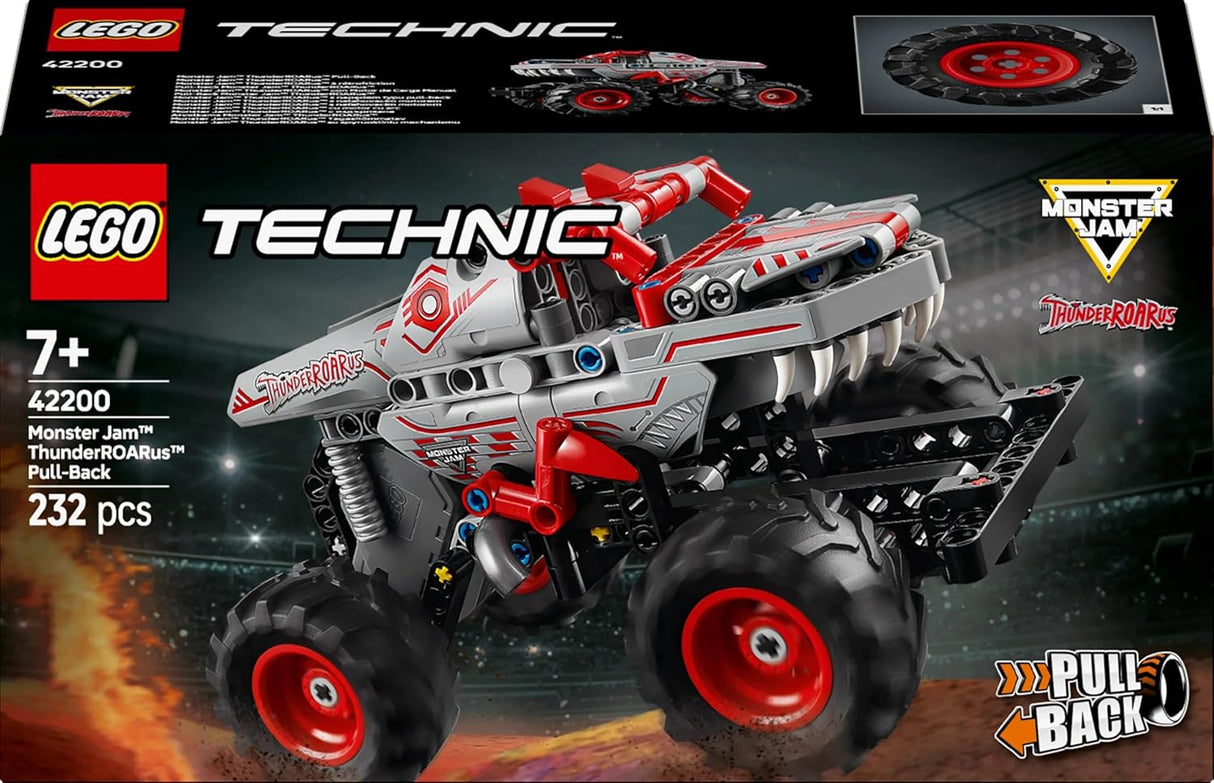 Lego Technic 42200 Monster Jam Thunderroarus Pull-Back
