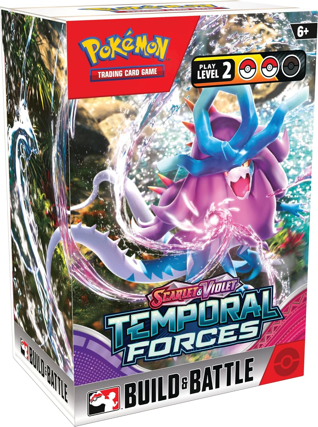 Pokemon Temporal Forces Build & Battle Box (4 Booster Packs & Promo Card)