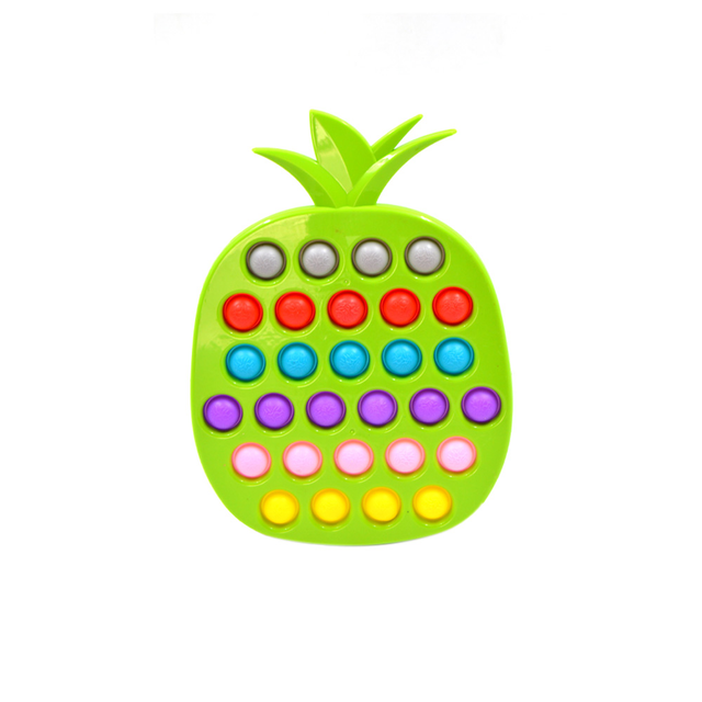 Pineapple Fidget Pop It Toy 24cm Assorted Colors