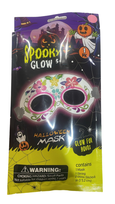 Spooky Glow Halloween Mask