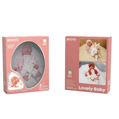 Myoyo Sleeping Baby Doll 48 cm (Assorted Designs, Sold as Single)