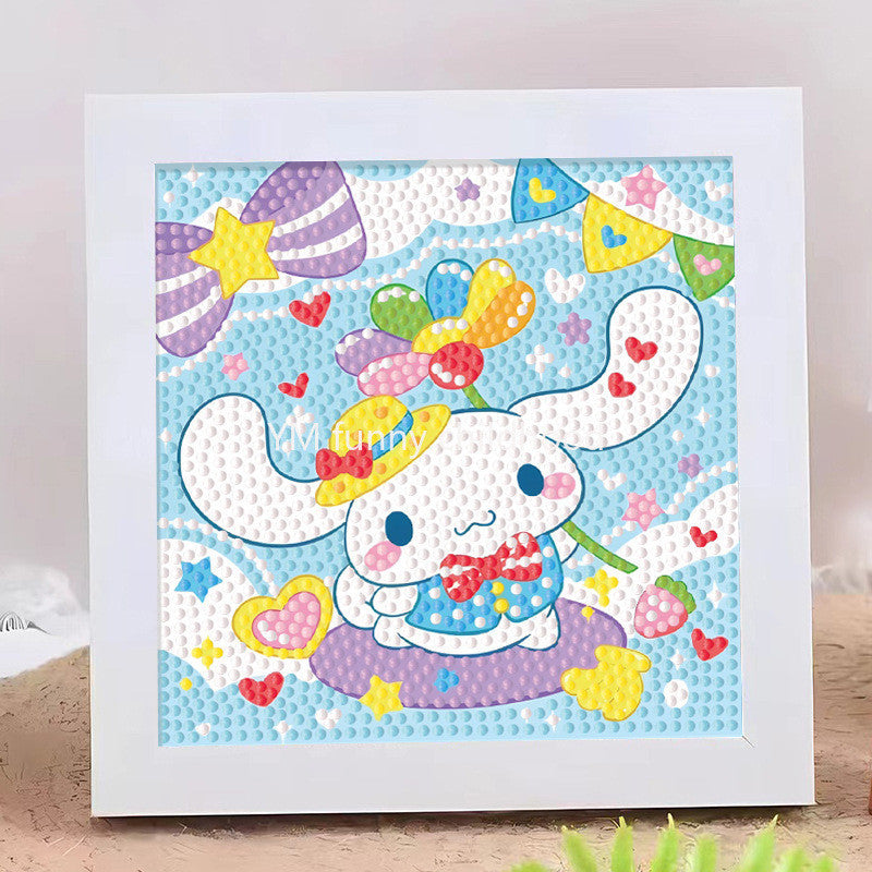 Cinnamoroll Diamond Painting Set 20 × 20 cm – DIY Crystal Art Craft Kit