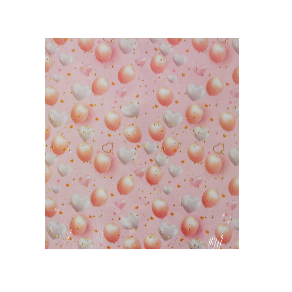 Balloons With Heart Gift Wrap