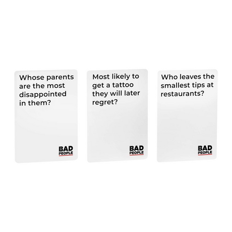 Bad People Party Game