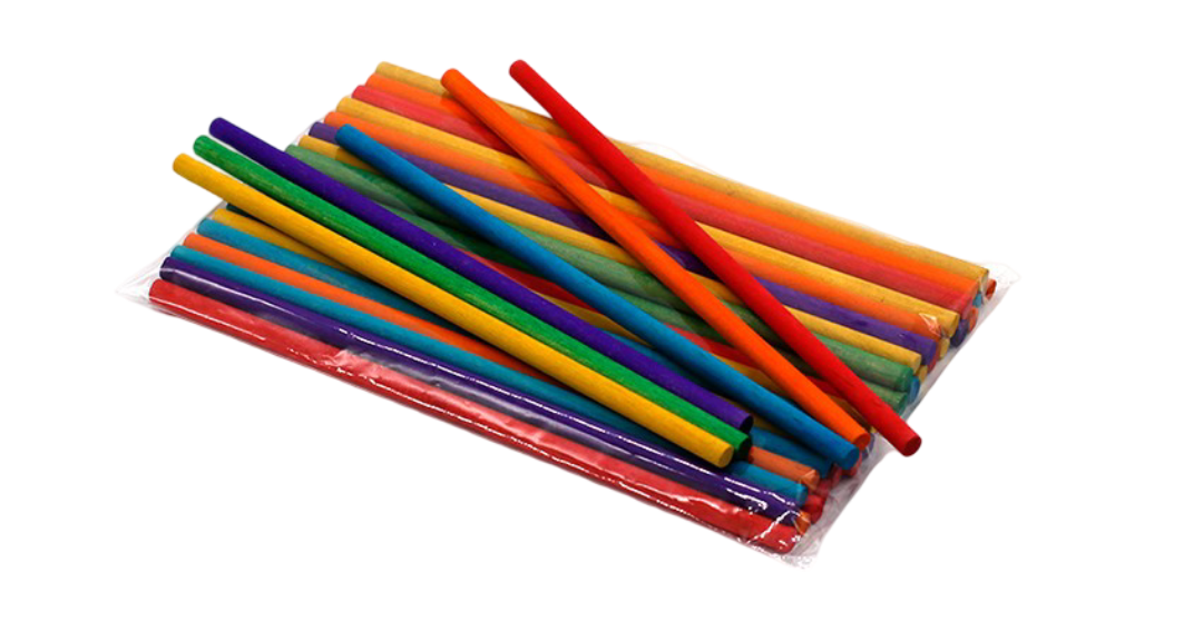 Colorful Round Wooden Craft Set