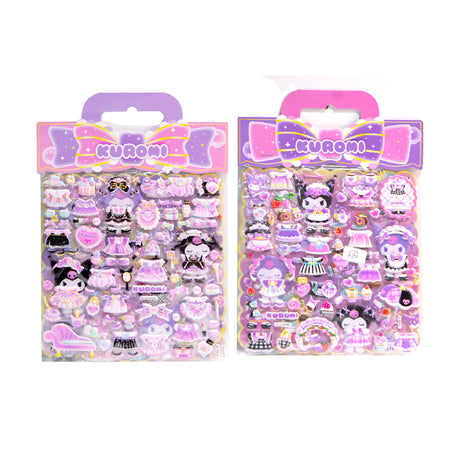 Kuromi 3D Puffy Sticker Assorted Set of 2
