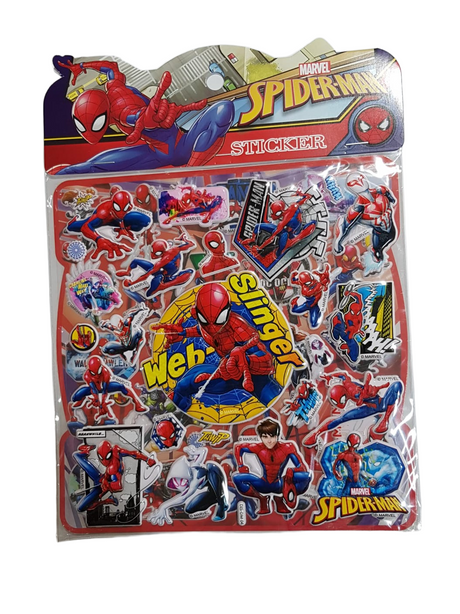 Marvel Spider Man Sticker Double Sheet Assorted
