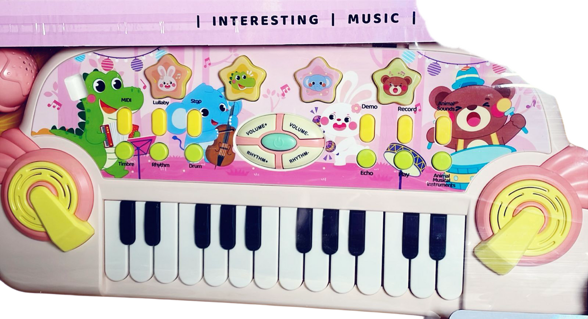 Piano Electronic Animal Characters (Assorted Colors, Sold As Single)