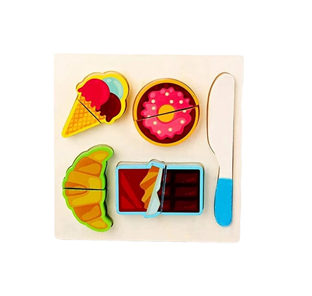 Wooden Cutting Set Dessert