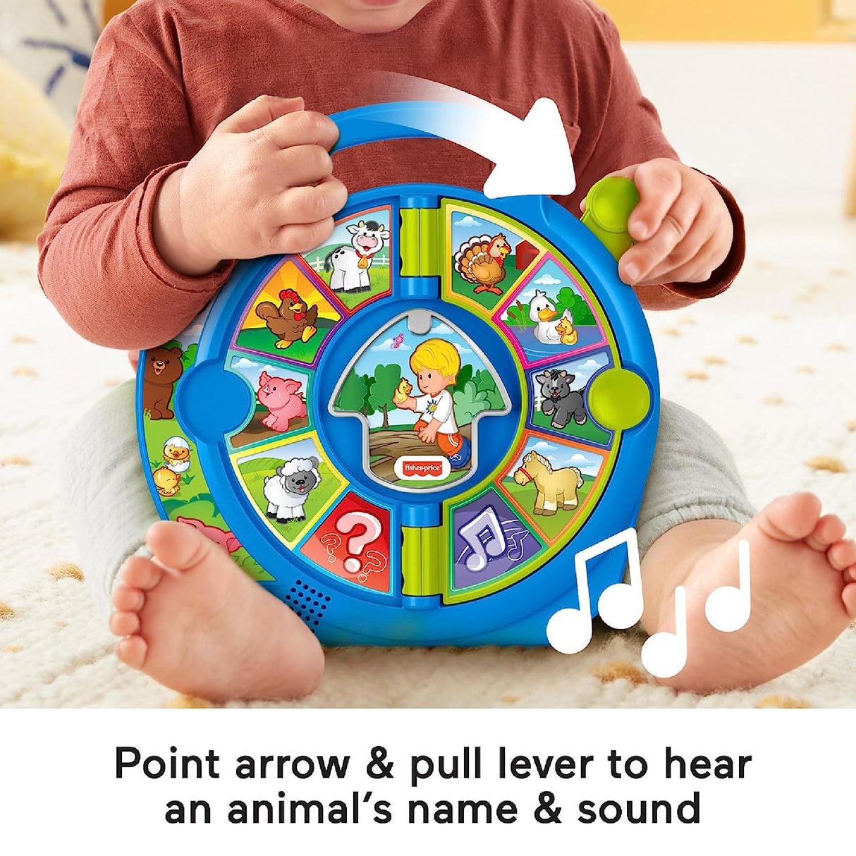 Fisher-Price Little People World of Animals See ‘N Say with Music and Sounds