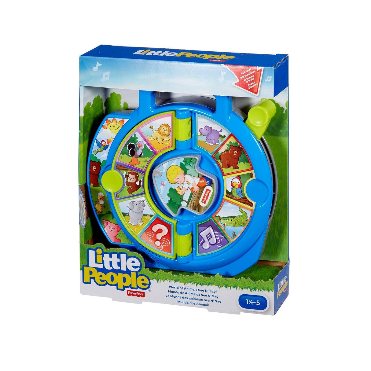Fisher-Price Little People World of Animals See ‘N Say with Music and Sounds