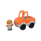 Fisher-Price Little People Help A Friend Pick Up Truck Orange Vehicle & Figure