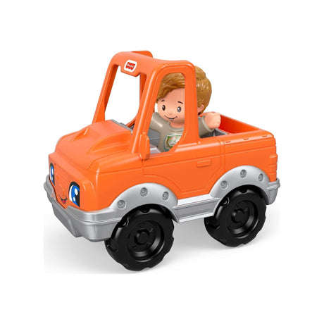 Fisher-Price Little People Help A Friend Pick Up Truck Orange Vehicle & Figure