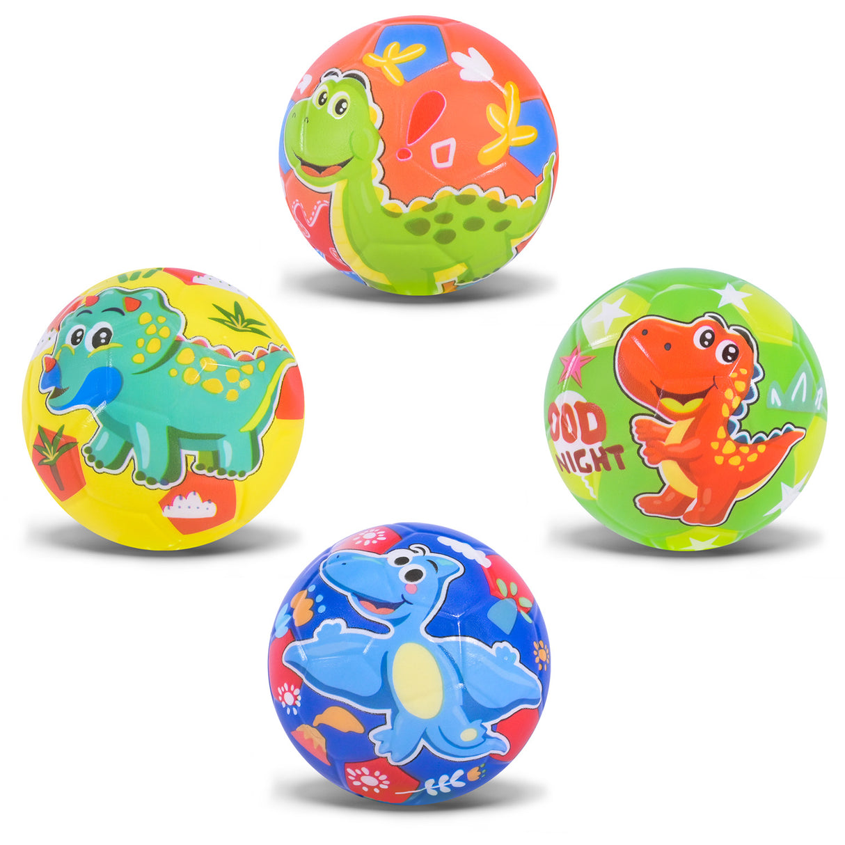 Dinosaur PVC Playing Ball 15 cm – Assorted Designs for Kids