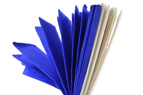 Crepe Paper Blue
