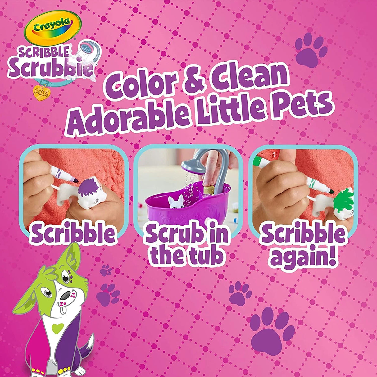 Crayola Scribble Scrubbie Pets Bathtub