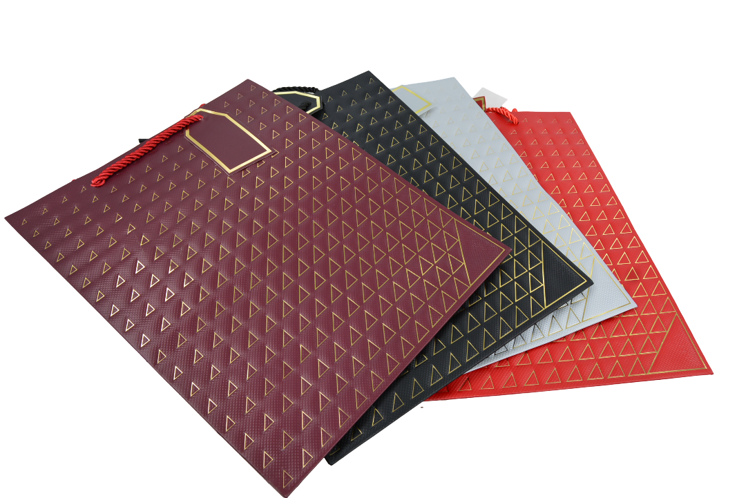 Large Gift Bags 26×32×12cm Assorted 4 Designs - Pack of 4