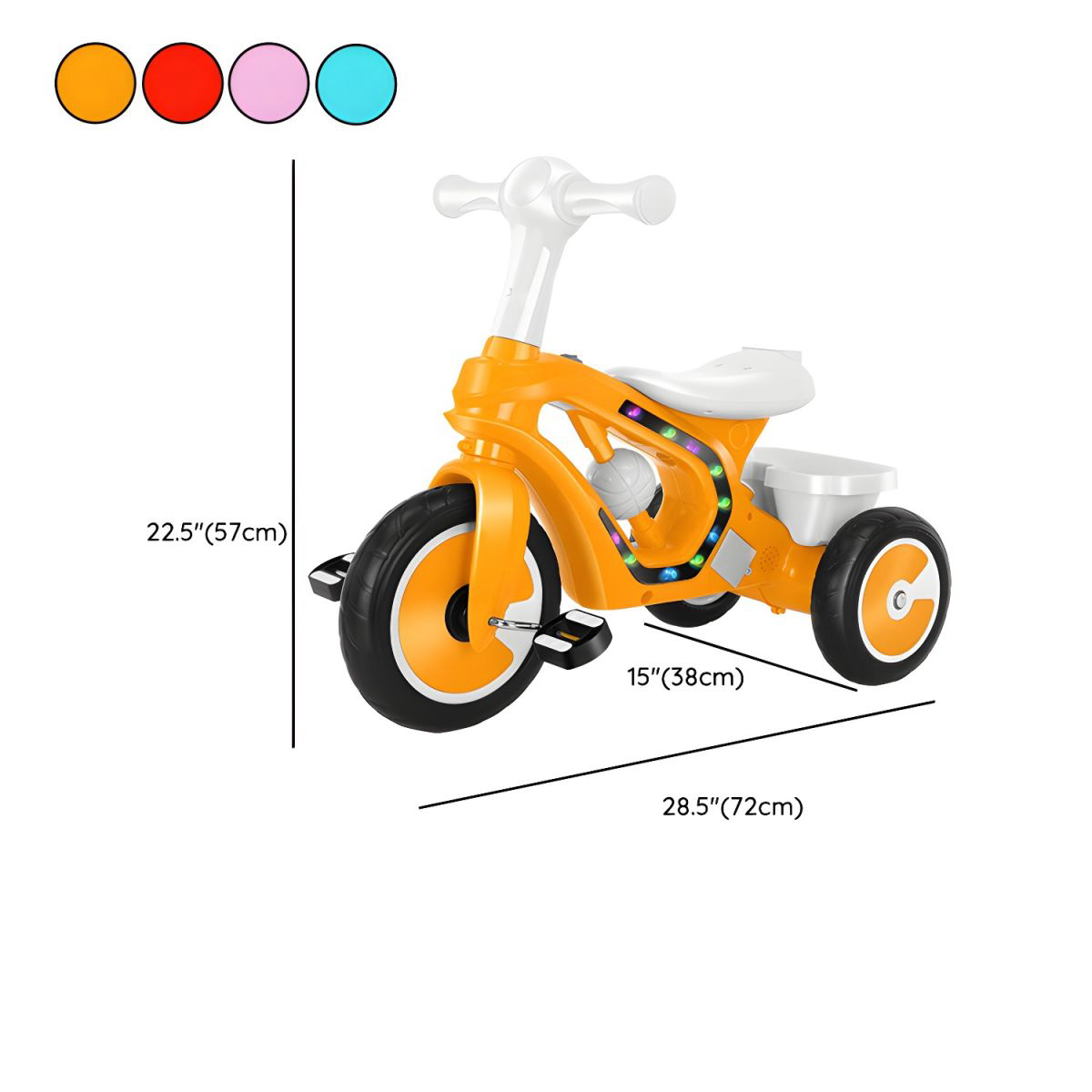 Tricycle (Assorted Colors, Sold As Single)