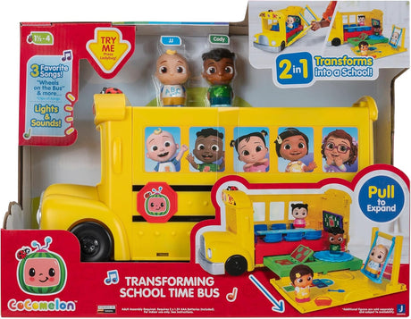 Cocomelon Transforming School Time Bus Lights And Sounds