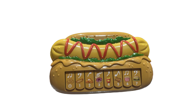 Hot Dog Shape Toy Piano for Kids