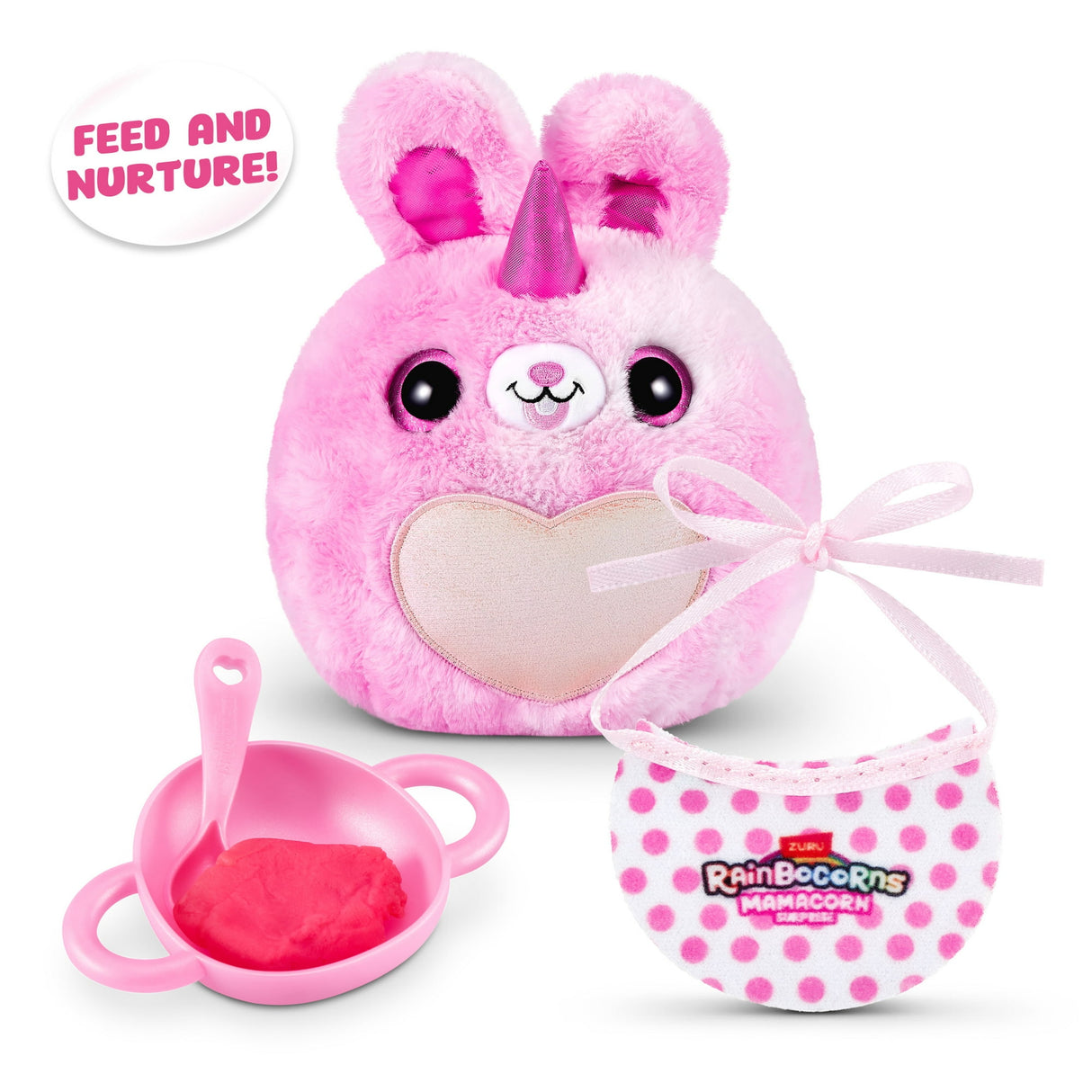 Rainbocorns Mamacorn Surprise - Magical Mama Unicorn Plush Egg with Mystery Baby and 30+ Surprises - Assorted